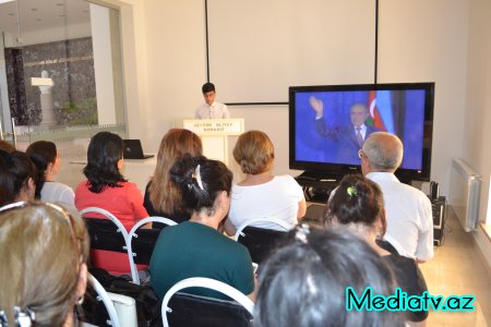 Hacıqabulda Milli Qurtuluş günü ilə əlaqədar “Xalqın xilaskarı” Heydər Əliyevin ikinci dəfə hakimiyyətə gəlməsinə həsr olunmuş tədbir - FOTOLAR