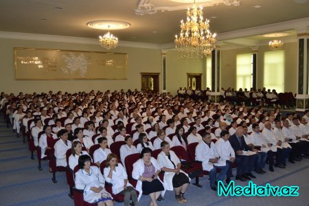 Füzulidə səhiyyə işçilərinin peşə bayramı qeyd olundu - FOTOLAR