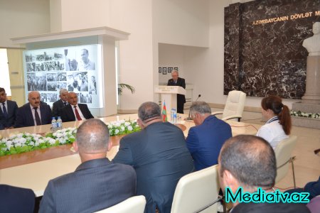 Dövlət Qulluqçularının Peşə bayramı münasibəti ilə Hacıqabul rayon Heydər Əliyev Mərkəzində tədbir - FOTOLAR