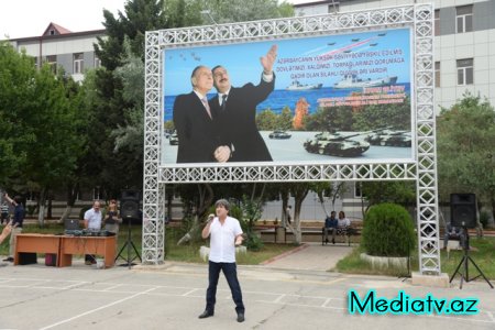 Nəsimi rayonunda Silahlı Qüvvələr gününə həsr olunmuş silsilə tədbirlər davam edir - FOTOLAR