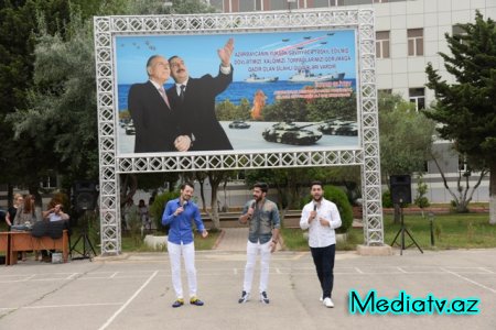Nəsimi rayonunda Silahlı Qüvvələr gününə həsr olunmuş silsilə tədbirlər davam edir - FOTOLAR