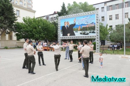 Nəsimi rayonunda Silahlı Qüvvələr gününə həsr olunmuş silsilə tədbirlər davam edir - FOTOLAR