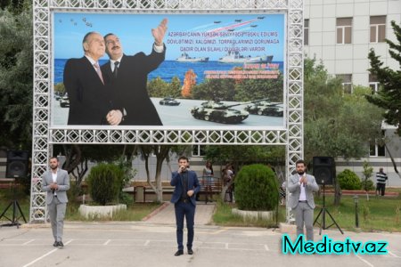Nəsimi rayonunda Silahlı Qüvvələr gününə həsr olunmuş silsilə tədbirlər davam edir - FOTOLAR