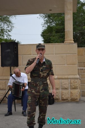 Hacıqabulda “N“ saylı hərbi hissədə konsert proqramı keçirildi - FOTOLAR