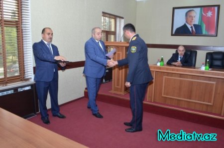 Polis işçilərinin peşə bayramı qeyd olundu- Kürdəmirdə (FOTOLAR)