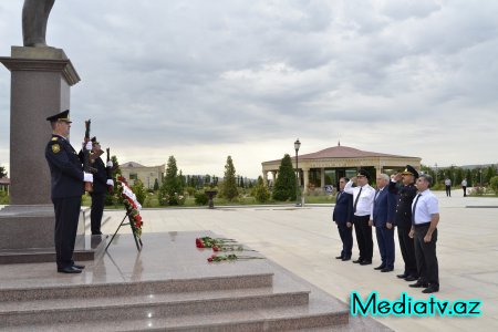 Füzulidə polis işçilərinin peşə bayramı qeyd olundu - FOTOLAR