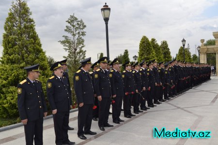 Füzulidə polis işçilərinin peşə bayramı qeyd olundu - FOTOLAR