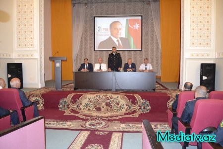 Füzulidə polis işçilərinin peşə bayramı qeyd olundu - FOTOLAR