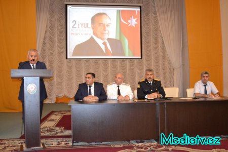Füzulidə polis işçilərinin peşə bayramı qeyd olundu - FOTOLAR