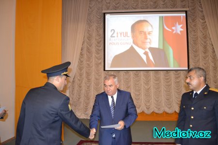 Füzulidə polis işçilərinin peşə bayramı qeyd olundu - FOTOLAR