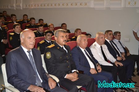 Füzulidə polis işçilərinin peşə bayramı qeyd olundu - FOTOLAR