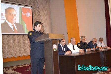 Füzulidə polis işçilərinin peşə bayramı qeyd olundu - FOTOLAR