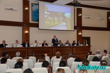 Nəsimidə bu ilin I yarısının sosial-iqtisadi inkişafın yekunlarına və qarşıda duran vəzifələrə həsr olunmuş hesbat yığıncağı keçirildi - FOTOLAR