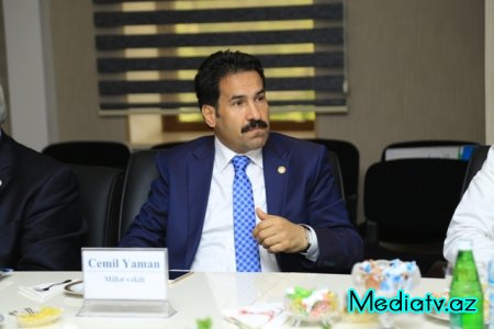 Türkiyə Respublikasının İzmit Bələdiyyəsi nümayəndə heyəti Nəsimi rayon İcra Hakimiyyətində olmuşlar - FOTOLAR