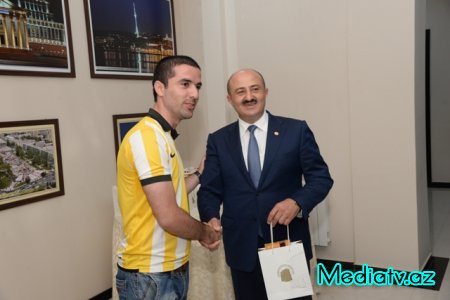 Milli Mətbuatın 141 illiyi ərəfəsində Nəsimi rayonunda jurnalistlərlə görüş keçirilmişdir - FOTOLAR