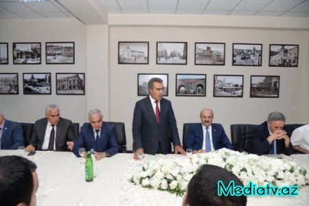 Milli Mətbuatın 141 illiyi ərəfəsində Nəsimi rayonunda jurnalistlərlə görüş keçirilmişdir - FOTOLAR