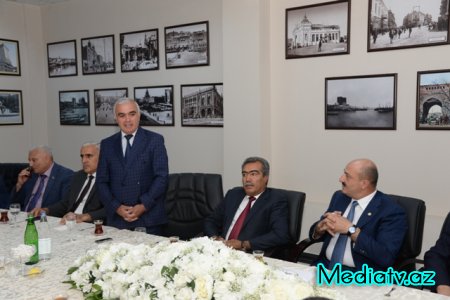 Milli Mətbuatın 141 illiyi ərəfəsində Nəsimi rayonunda jurnalistlərlə görüş keçirilmişdir - FOTOLAR