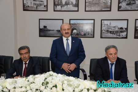 Milli Mətbuatın 141 illiyi ərəfəsində Nəsimi rayonunda jurnalistlərlə görüş keçirilmişdir - FOTOLAR