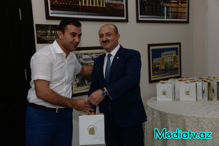 Milli Mətbuatın 141 illiyi ərəfəsində Nəsimi rayonunda jurnalistlərlə görüş keçirilmişdir - FOTOLAR