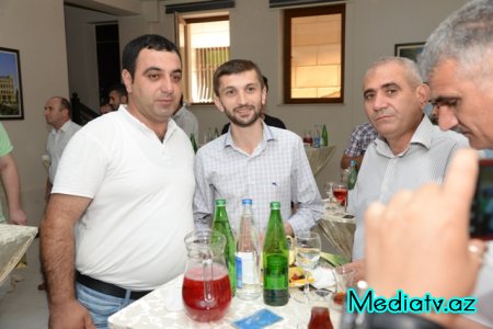 Milli Mətbuatın 141 illiyi ərəfəsində Nəsimi rayonunda jurnalistlərlə görüş keçirilmişdir - FOTOLAR