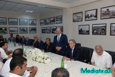 Milli Mətbuatın 141 illiyi ərəfəsində Nəsimi rayonunda jurnalistlərlə görüş keçirilmişdir - FOTOLAR