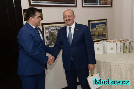 Milli Mətbuatın 141 illiyi ərəfəsində Nəsimi rayonunda jurnalistlərlə görüş keçirilmişdir - FOTOLAR