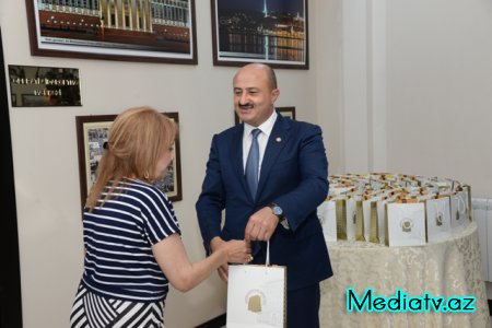Milli Mətbuatın 141 illiyi ərəfəsində Nəsimi rayonunda jurnalistlərlə görüş keçirilmişdir - FOTOLAR