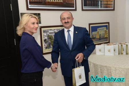 Milli Mətbuatın 141 illiyi ərəfəsində Nəsimi rayonunda jurnalistlərlə görüş keçirilmişdir - FOTOLAR