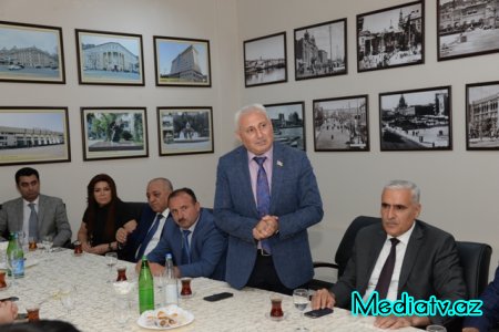 Milli Mətbuatın 141 illiyi ərəfəsində Nəsimi rayonunda jurnalistlərlə görüş keçirilmişdir - FOTOLAR