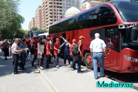 “Gənc İlhamçılar”  Qubaya istirahətə göndərilmişdir - FOTOLAR