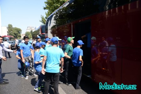 “Gənc İlhamçılar”  Qubaya istirahətə göndərilmişdir - FOTOLAR