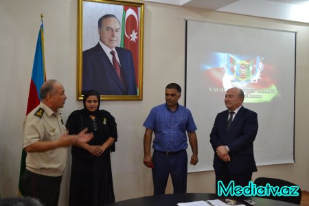 Şamaxılı şəhidlərin medalları valideynlərinə təqdim edilmişdir - FOTOLAR