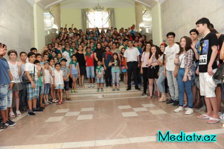 Nəsimi rayon məktəblilərinin muzeylərə ekskursiyası davam edir - FOTOLAR