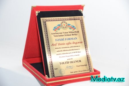 Nəsimi rayonunda Qarabağ müharibəsi veteranları və əlilləri  ilə görüş keçirilmişdir - FOTOLAR