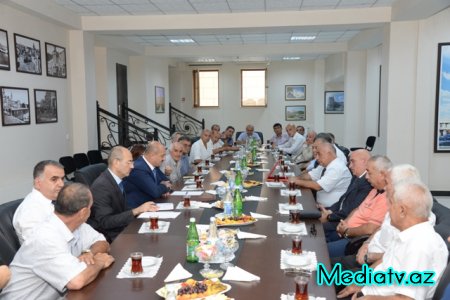 Nəsimi rayonunda Qarabağ müharibəsi veteranları və əlilləri  ilə görüş keçirilmişdir - FOTOLAR