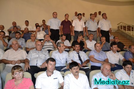 Füzulidə kənd təsərrüfatının inkişafı ilə bağlı müşavirə keçirildi - FOTOLAR