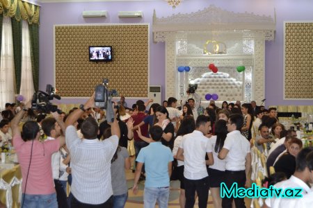 Füzulidə ali məktəblərə qəbul olunan şagirdlərlə görüş keçirildi - FOTOLAR