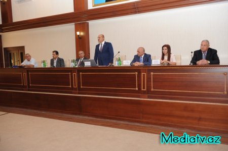 Nəsimi Rayon İcra Hakimiyyəti Başçısı yanında Şuranın geniş iclası keçirilmişdir - FOTOLAR