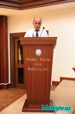Nəsimi Rayon İcra Hakimiyyəti Başçısı yanında Şuranın geniş iclası keçirilmişdir - FOTOLAR