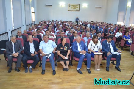 Kürdəmirdə pambıqçılığın inkişafına həsr olunan Şura iclası keçirilib - FOTOLAR