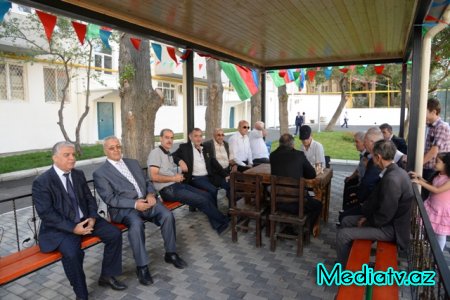 NƏSİMİ RAYONUNDA DAHA BİR  “ABAD HƏYƏT” İSTİFADƏYƏ VERİLDİ - FOTOLAR