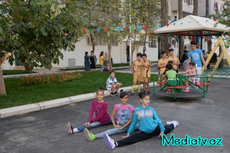NƏSİMİ RAYONUNDA DAHA BİR  “ABAD HƏYƏT” İSTİFADƏYƏ VERİLDİ - FOTOLAR