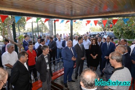 NƏSİMİ RAYONUNDA DAHA BİR  “ABAD HƏYƏT” İSTİFADƏYƏ VERİLDİ - FOTOLAR
