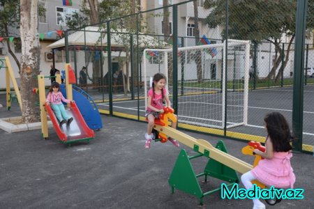 NƏSİMİ RAYONUNDA DAHA BİR  “ABAD HƏYƏT” İSTİFADƏYƏ VERİLDİ - FOTOLAR