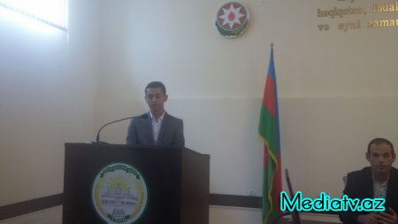 AQRAR UNİVERSİTETİNDƏ REFERENDUMLA BAĞLI TƏDBİR KEÇİRİLİB - FOTOLAR