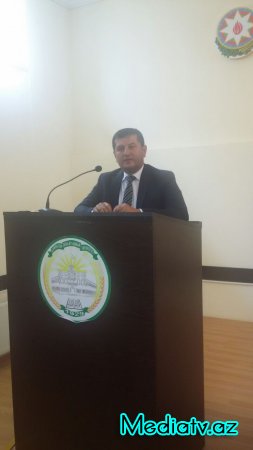 AQRAR UNİVERSİTETİNDƏ REFERENDUMLA BAĞLI TƏDBİR KEÇİRİLİB - FOTOLAR