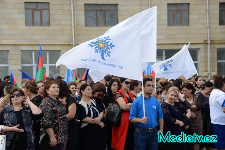Nəsimidə təbliğat-təşviqat kampaniyası çərçivəsində rayon seçiciləri ilə görüş keçirilib - FOTOLAR