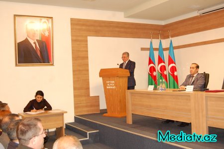 Biləsuvarda bu ilin 9 ayına həsr olunmuş hesabat yığıncağı keçirilib - FOTOLAR