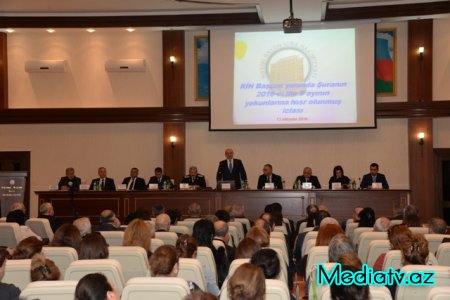 Nəsimi rayonu üzrə 2016-cı ilin üçüncü rübü ərzində görülmüş işlər müzakirə edilmişdir - FOTOLAR