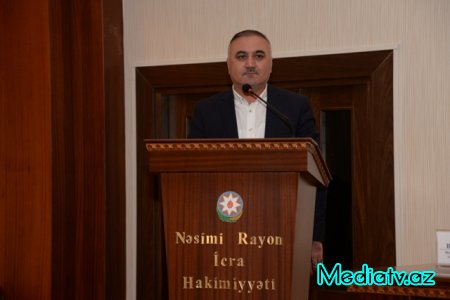Nəsimi rayonu üzrə 2016-cı ilin üçüncü rübü ərzində görülmüş işlər müzakirə edilmişdir - FOTOLAR